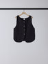 【 予約:2月上旬 】BOAT NECK KNIT VEST /Y261-91017